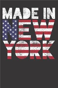 New York USA Flag Notebook Journal