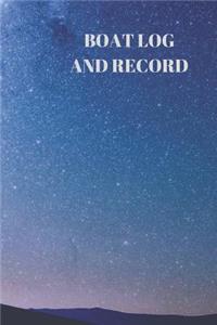 Boat Log and Record