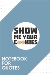Notebook for Quotes