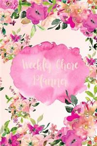 Weekly Chore Planner: A Job and to Do List Journal to Keep You on Track