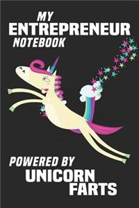 My Entrepreneur Notebook Powered By Unicorn Farts