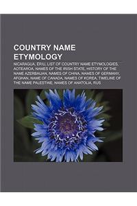 Country Name Etymology