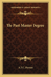 Past Master Degree