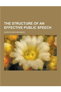 The Structure of an Effective Public Speech