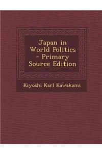 Japan in World Politics