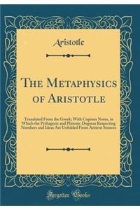 The Metaphysics of Aristotle