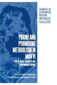 Purine and Pyrimidine Metabolism in Man VI