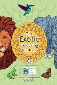 The Exotic Colouring Notebook (A4): Creative Art Therapy for Adults