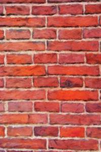 Brick Background Painted Notebook