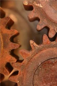 Vintage Oxidized Gears Machine Journal