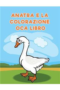 Anatra e la colorazione oca libro