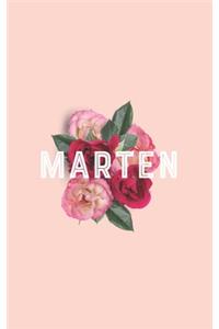 MARTEN 2020 Weekly Monthly Planner Book, Planner 2020, Personalized 2020 Planner for MARTEN A beautiful