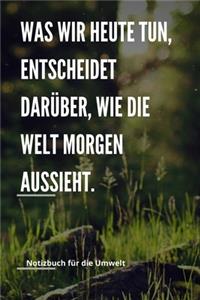 Was Wir Heute Tun, Entscheidet Darüber, Wie Die Welt Morgen Aussieht.