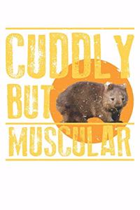 Cuddly But Muscular Wombat Gym Workout Training