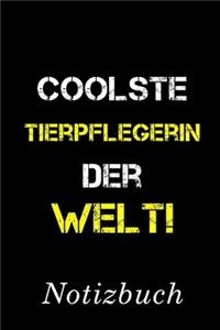 Coolste Tierpflegerin Der Welt Notizbuch