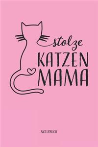 stolze Katzenmama Notizbuch