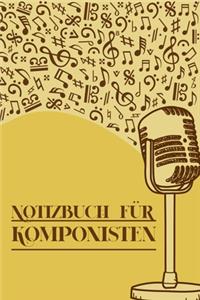 Notizbuch für Komponisten