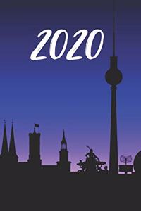2020 Termin-Kalender DIN A5 Berlin