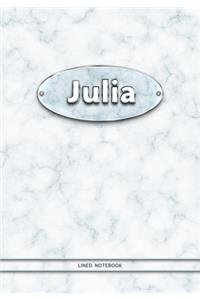 Julia - Lined Notebook