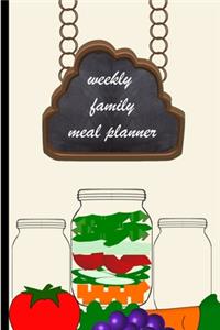 Weekly Family Meal Planner