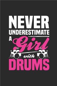 Never Underestimate A Girl With Drums