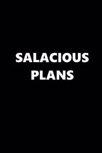 2020 Weekly Planner Funny Theme Salacious Plans Black White 134 Pages