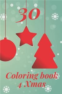 30 coloring book 4 Xmas