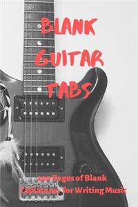 Blank Guitar Tabs