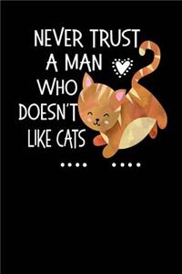 Never Trust A Man Who Doesn't Like Cats