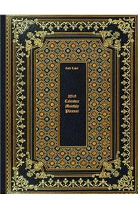 Gold Label 2019 Calendar Monthly Planner