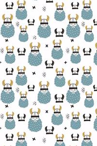Viking Pattern - Cute Bearded Viking