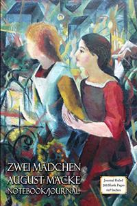 Zwei Mädchen - August Macke - Notebook/Journal