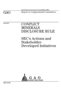 Conflict minerals disclosure rule