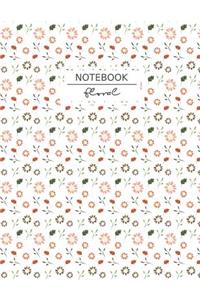 Pink Floral Notebook