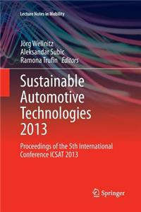 Sustainable Automotive Technologies 2013