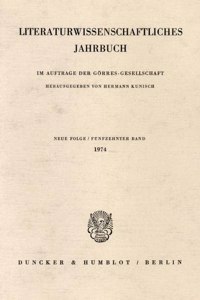 Literaturwissenschaftliches Jahrbuch