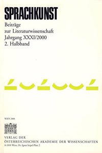 Sprachkunst. Beitrage Zur Literaturwissenschaft / Jahrgang XXXI/2000