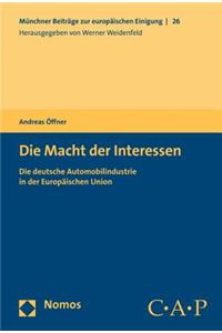 Die Macht Der Interessen