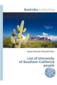 List of University of Southern California People