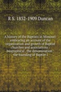 history of the Baptists in Missouri