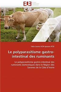 polyparasitisme gastro-intestinal des ruminants