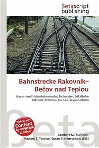 Bahnstrecke Rakovn K-Be Ov Nad Teplou