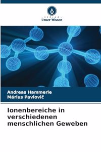 Ionenbereiche in verschiedenen menschlichen Geweben