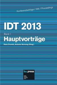 IDT 2013 Band 1 Hauptvorträge