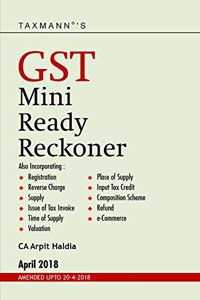 GST Mini Ready Reckoner (Amended upto 20-4-2018)