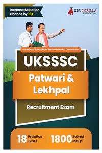 UKSSSC Patwari/Lekhpal Book 2023 (English Edition) - 8 Full Length Mock Tests and 6 Sectional Tests (1100 Solved Questions) with Free Access to Online Tests