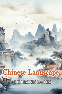 Chinese Landscape Coloring Book
