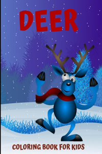 Deer Coloring Book For Kids