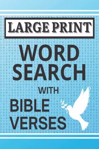 Large Print Word Search with Bible Verses