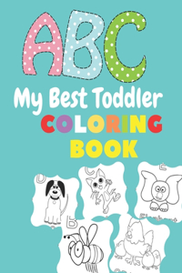My Best Toddler Coloring Book